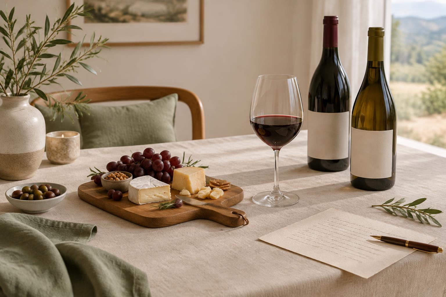 Vinhos, taça e harmonização à mesa